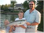 Family Charter for Striper Fishing